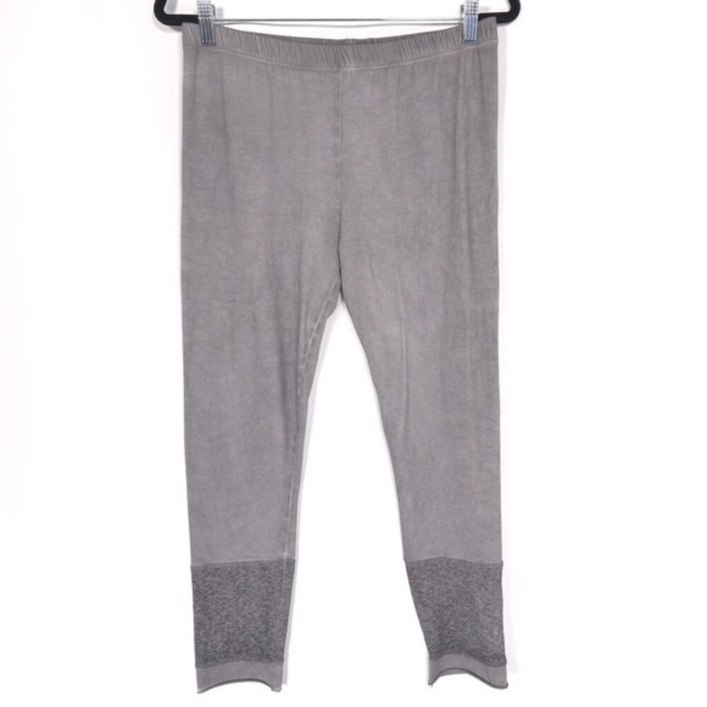 NWT LUUKAA Size US 10 LYRIC Garment Dyed Cotton Jersey Leggings Stone Pants LK 3